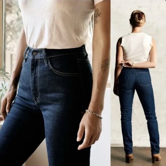 Imogene + Willie Elizabeth High Rise Dark Wash Jeans - Size 25 - Picture 7 of 7